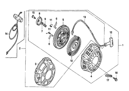 Fig-0 Diagram and Parts List for GX160K1 Type KR Honda Engine