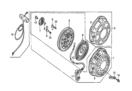 Fig-0 Diagram and Parts List for GX160K1 (QXC6)(86-9099999) Honda Engine