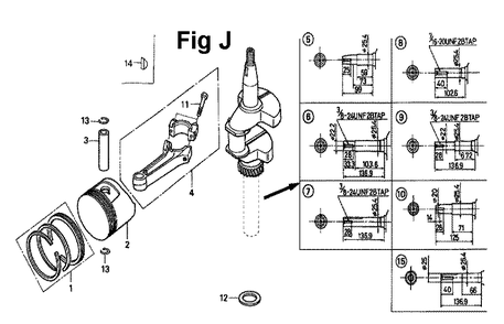 Fig-3 Diagram and Parts List for GXV160K1 Type N1AH Honda Engine