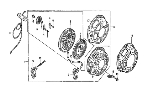 Fig-0 Diagram and Parts List for GX160K1 Type VS1 Honda Engine