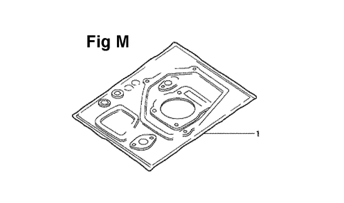 Fig-12 Diagram and Parts List for GXV160 Type A1 Honda Engine