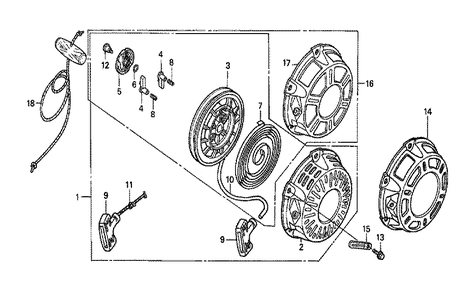 Fig-0 Diagram and Parts List for GX160K1 Type VWA Honda Engine