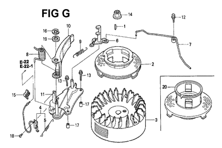 Part Location Diagram of 35120-Z1V-811 Toro ENGINE STOP SWITCH Assembly (BRAKE)
