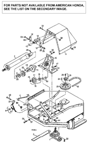 Part Location Diagram of 72995-0032 Honda Blade