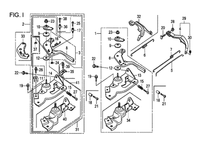 Fig-9 Diagram and Parts List for GX120T1 Type QH26 Honda Engine