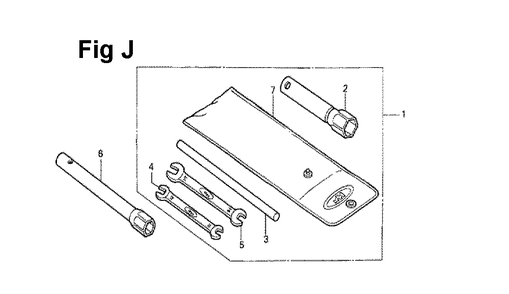 Fig-2 Diagram and Parts List for GXV340 Type DX Honda Engine