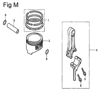 Fig-13 Diagram and Parts List for GC160A Type QHEP Honda Engine