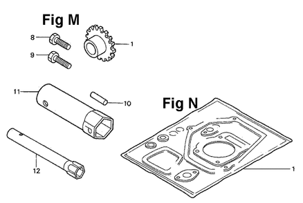 Fig-13 Diagram and Parts List for GXV120 Type A1L2 Honda Engine