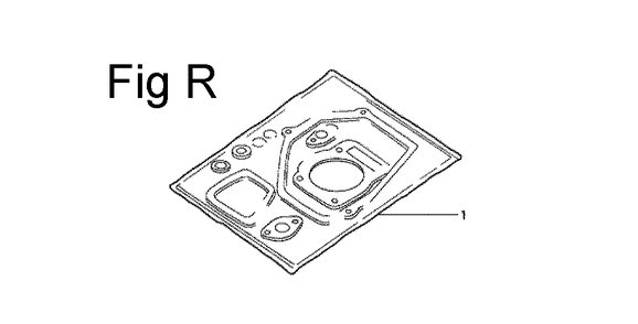 Fig-18 Diagram and Parts List for G100 Type Q Honda Engine