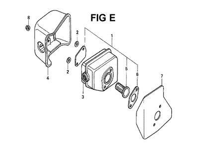 Fig-8 Diagram and Parts List for GXV160H2 Type N5 Honda Engine