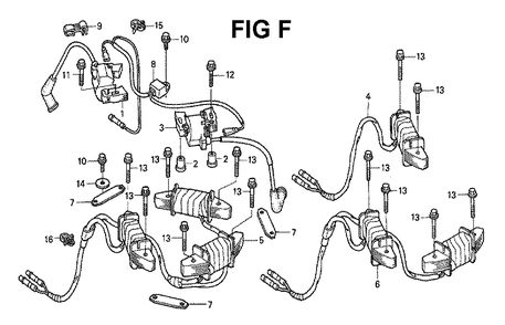 Fig-9 Diagram and Parts List for GXV530 Type EXA2 Honda Engine