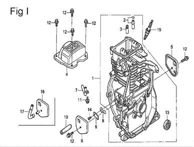 Fig-9 Diagram and Parts List for GX100U Type QE Honda Engine