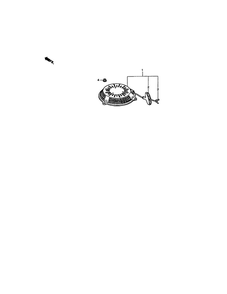 Crankshaft Pulley 2 Diagram and Parts List for GCV-160-A  Honda Engine