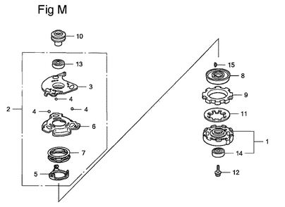 Fig-13 Diagram and Parts List for GSV190A Type BHH Honda Engine