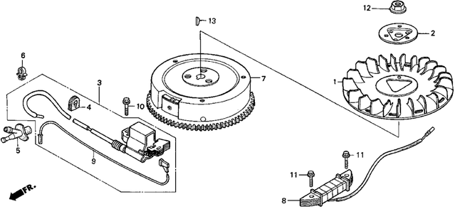 Part Location Diagram of 36101-ZF5-L00 Honda Wire, Stop Switch (Not Available)