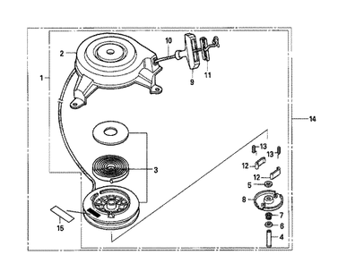 Fig-0 Diagram and Parts List for GXV160A1 Type N12 Honda Engine