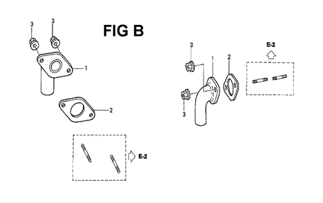 Fig-7 Diagram and Parts List for GXV530 Type UXE3A Honda Engine