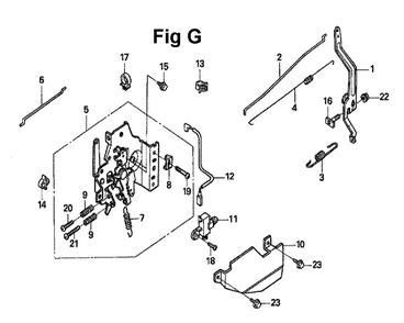 Fig-9 Diagram and Parts List for GXV160A1 Type T1AH Honda Engine
