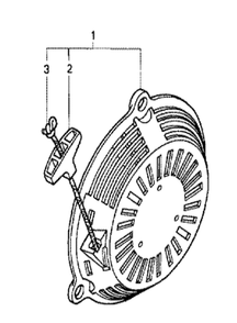 Fig-0 Diagram and Parts List for GC190A Type QHE5 Honda Engine