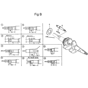Fig-2 Diagram and Parts List for GC135 Type PHA Honda Engine