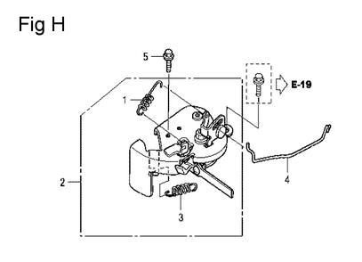 Fig-8 Diagram and Parts List for GCV160LA Type S3A Honda Engine