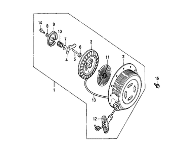 Fig-0 Diagram and Parts List for GX240 Type SH Honda Engine