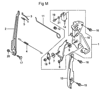 Fig-13 Diagram and Parts List for GC160LA Type MHA2 Honda Engine
