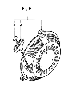 Fig-5 Diagram and Parts List for GC160 Type WME2 Honda Engine