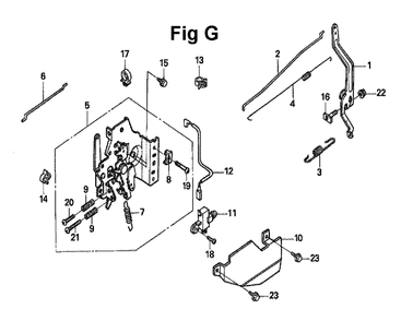 Fig-10 Diagram and Parts List for GXV160A1 Type A12 Honda Engine