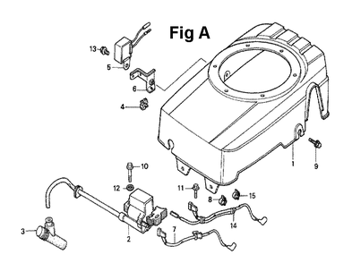 Fig-7 Diagram and Parts List for GXV160 Type N62 Honda Engine