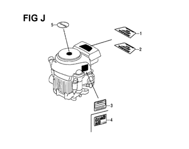 Fig-12 Diagram and Parts List for GXV530 U4-1070150 Honda Engine