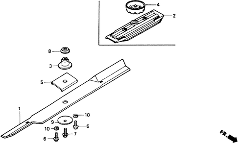 Part Location Diagram of 72620-751-306 Honda Holder, Blade (Not Available)