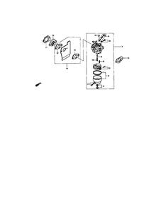 Part Location Diagram of 16100-ZM0-803 Honda Carburetor
