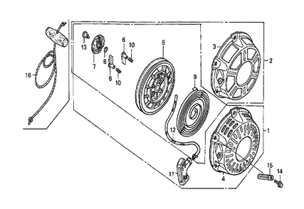 Fig-0 Diagram and Parts List for GX160K1 (QAB3)(86-9099999) Honda Engine
