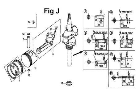 Fig-3 Diagram and Parts List for GXV160K1 Type A1 Honda Engine