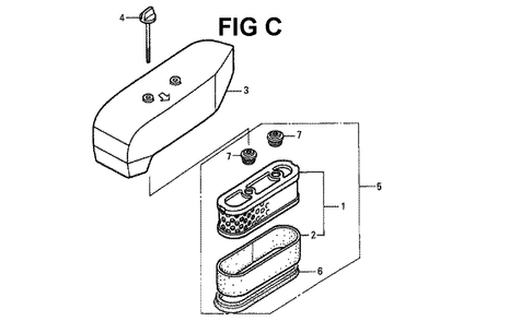 Fig-3 Diagram and Parts List for GXV160K1 Type N1F Honda Engine