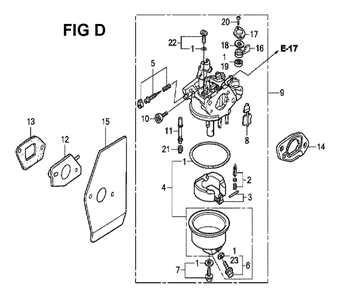 Part Location Diagram of 30500-Z1V-003 Toro IGNITION COIL Assembly