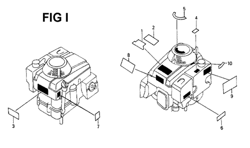 Fig-7 Diagram and Parts List for GXV340K1 Type DN Honda Engine