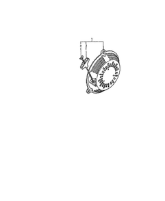 Recoil Starter Diagram and Parts List for GCV-160-AQHA2  Honda Engine