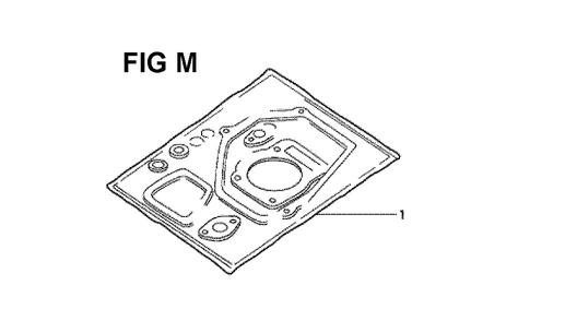 Fig-12 Diagram and Parts List for GXV140 Type MAH Honda Engine