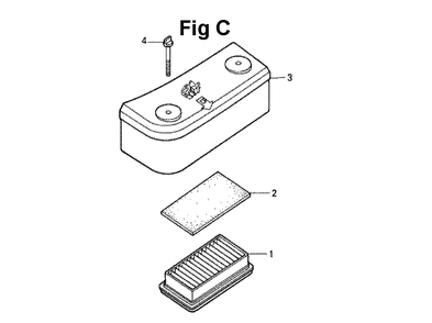 Fig-1 Diagram and Parts List for GXV140 Type A1 Honda Engine