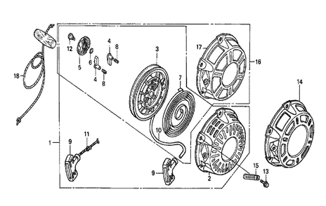 Part Location Diagram of 16500-ZH8-861 Honda Control Assembly (Remote)