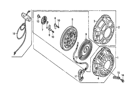 Fig-0 Diagram and Parts List for GX160K1 (VWA2)(86-9099999) Honda Engine