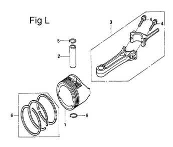Fig-12 Diagram and Parts List for GCV160 Type N1 Honda Engine