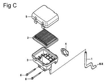 Fig-3 Diagram and Parts List for GC160A Type QHEB Honda Engine