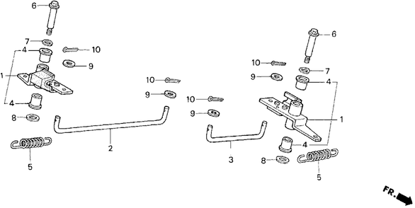 Part Location Diagram of 76328-736-000 Honda Spring, Chute