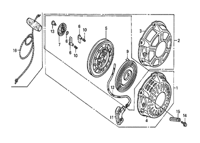 Fig-0 Diagram and Parts List for GX160K1 (QGR9)(86-9099999) Honda Engine