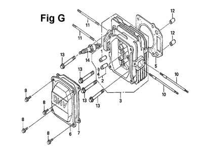Fig-12 Diagram and Parts List for GXV160UH2 Type N1 Honda Engine