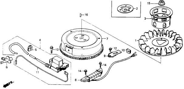 Part Location Diagram of 36101-ZE8-701 Honda Wire, Stop Switch