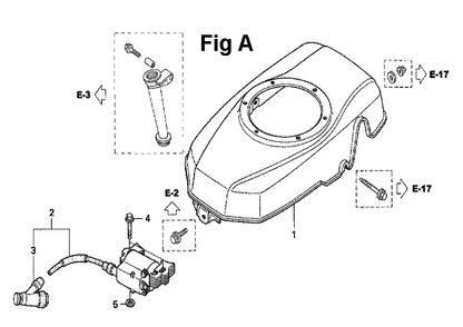 Fig-9 Diagram and Parts List for GXV160UH2 Type N4 Honda Engine